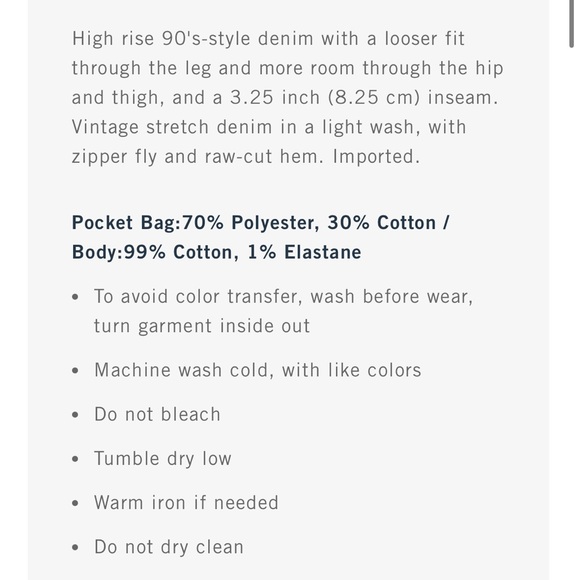 Abercrombie & Fitch Light Blue Jean Shorts - Picture 6 of 7